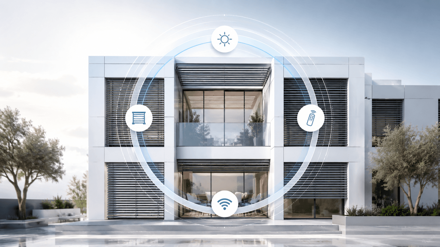 Gestion automatisée des façades et protections solaires