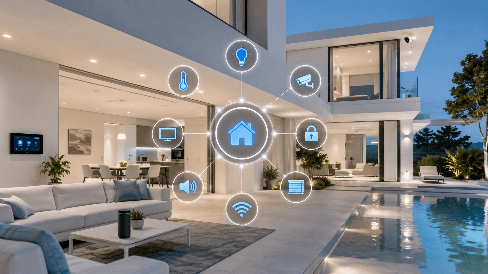 Maison résidentielle connectée