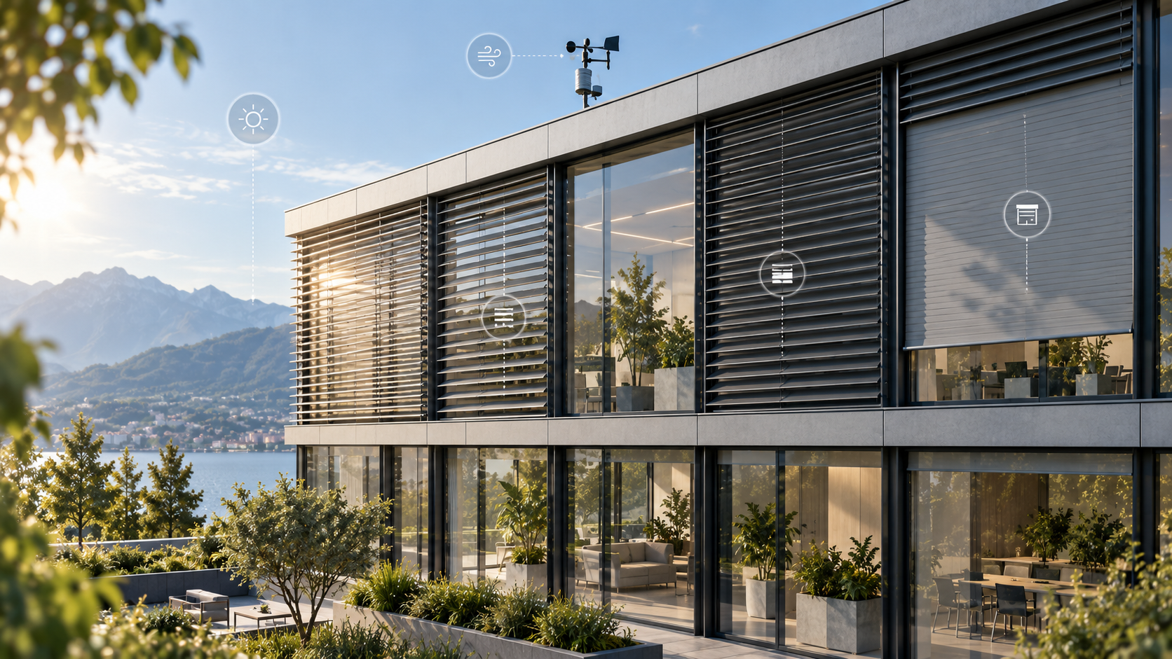 Protection solaire automatique pour éviter les surchauffes estivales
