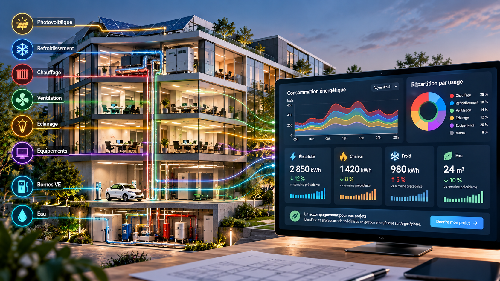 Bâtiment intelligent et énergie connectée